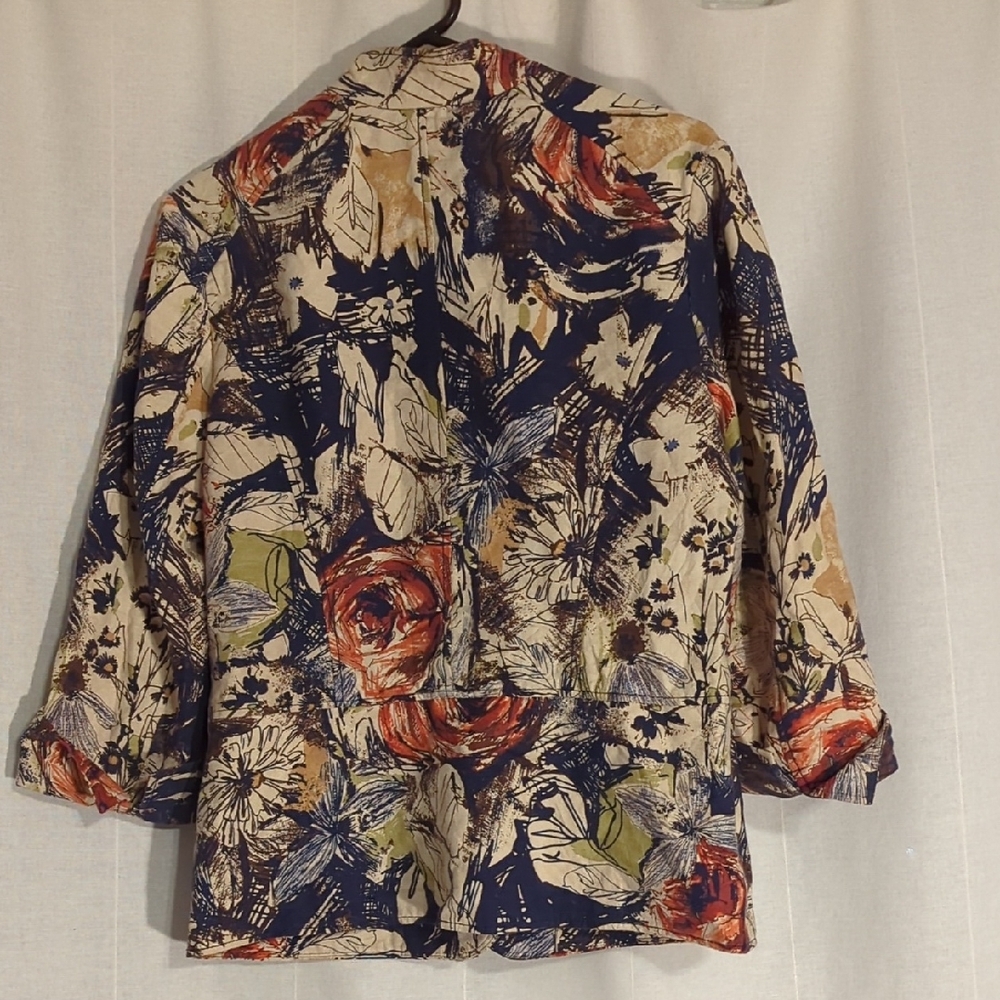 Coldwater Creek Multicolor Abstract Jacket - Picture 3 of 3